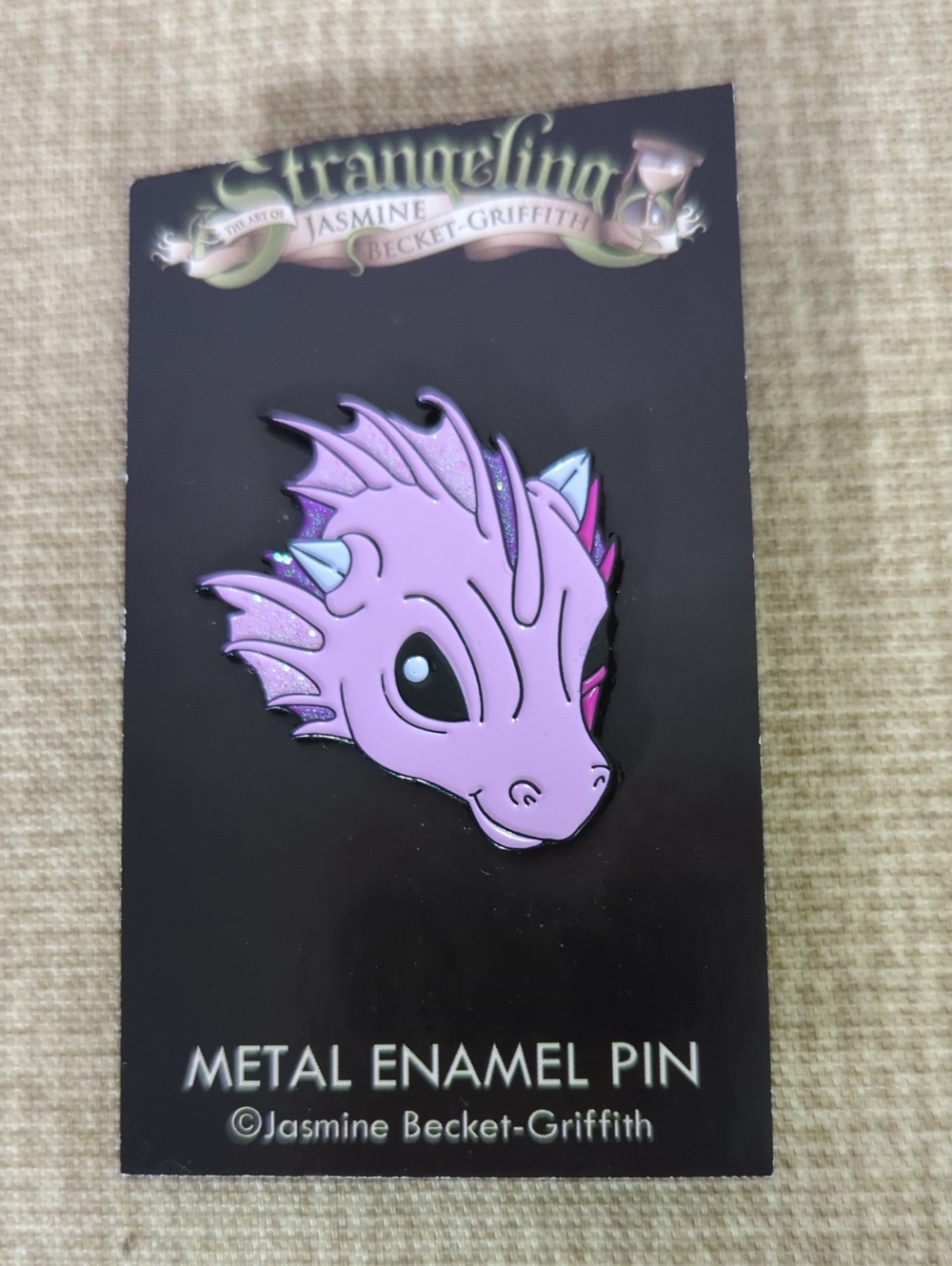 Strangelings enamel pin by Pink Dragon Portrait By Jasmine Becket-Griffith
